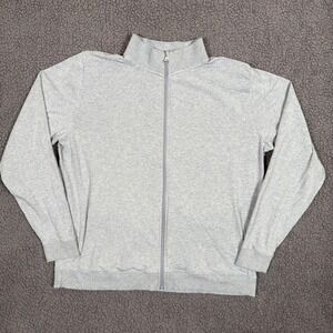 Tasc Performance Jacket Mens Gray Bamboo Organic Cotton Full Zip Pullover XL